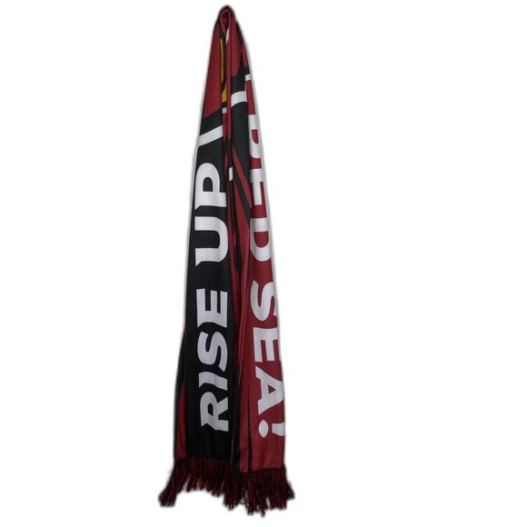 Arizona Cardinals Rise Up Red Sea Silky Scarf. Double Sided. 60" X 7" - Picture 1 of 6